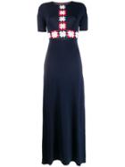 Staud Patchwork Evening Dress - Blue