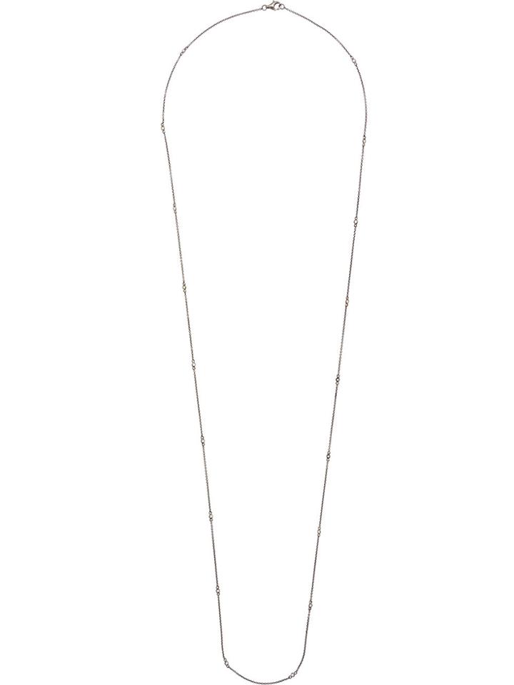 Loquet 18kt Black Gold Fine Diamond Chain