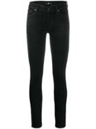 7 For All Mankind Glitter Slim Fit Trousers - Black