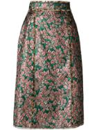 Dolce & Gabbana Metallic Midi Skirt - Multicolour