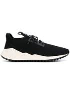 Moschino Low-top Running Sneakers - Black