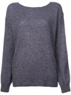 Adam Lippes Open Back Jumper - Grey