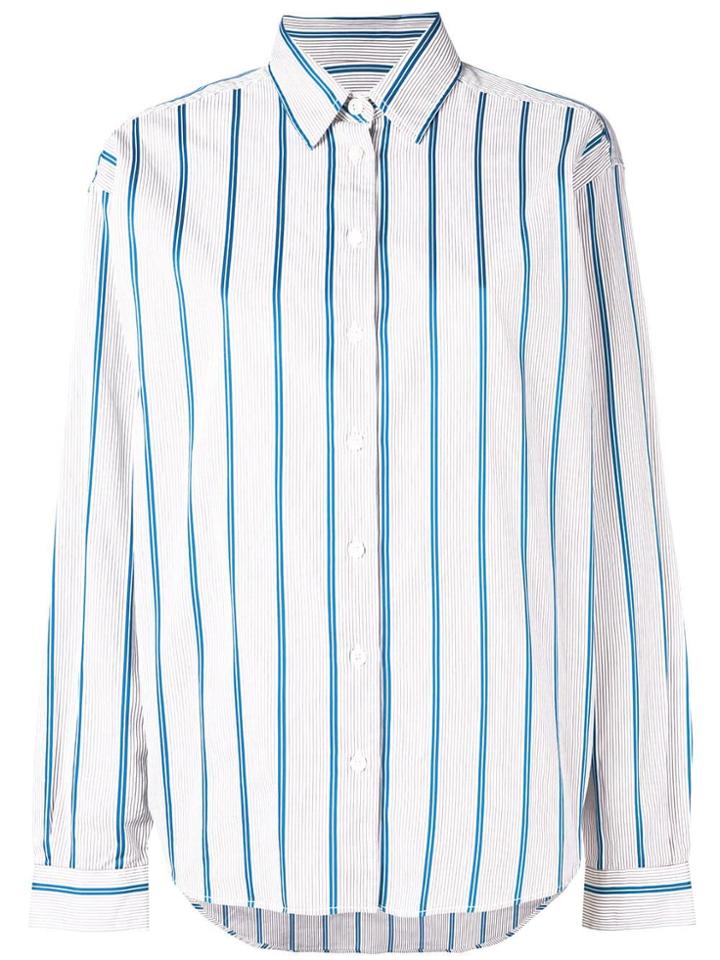 Closed Pinstripe Shirt - White