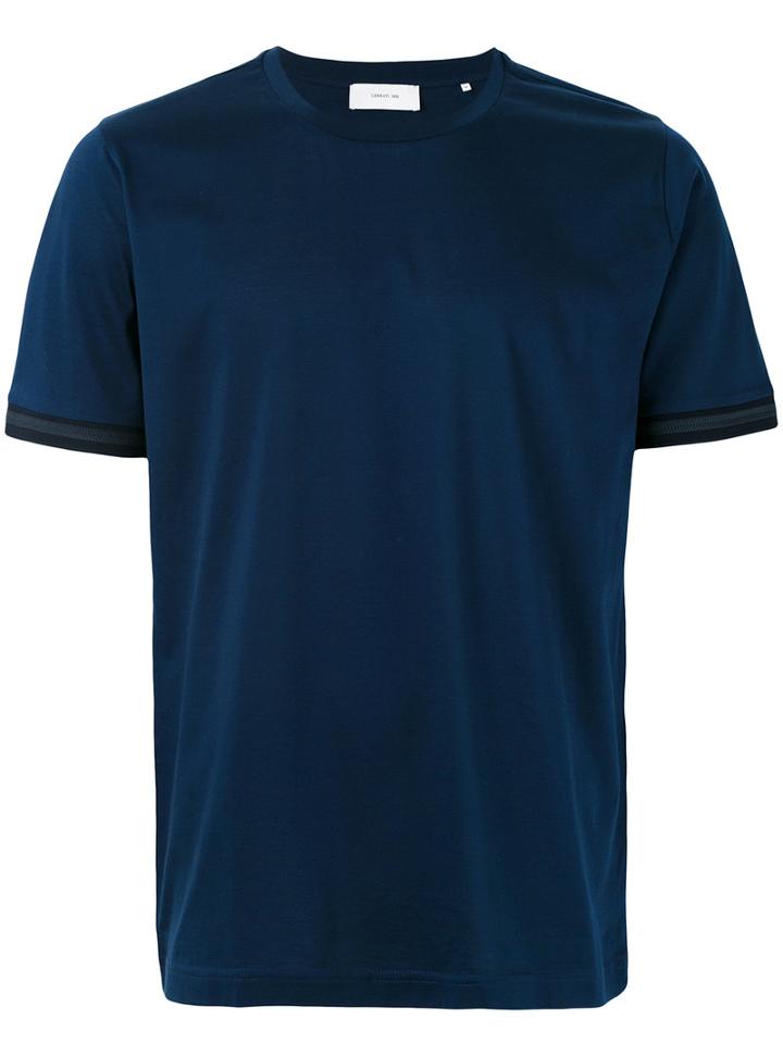 Cerruti 1881 - Classic T-shirt - Men - Cotton - L, Blue, Cotton