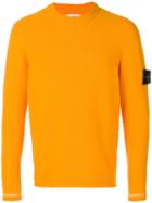 Stone Island - Long-sleeve Pullover - Men - Polyamide/wool - Xl, Yellow/orange, Polyamide/wool