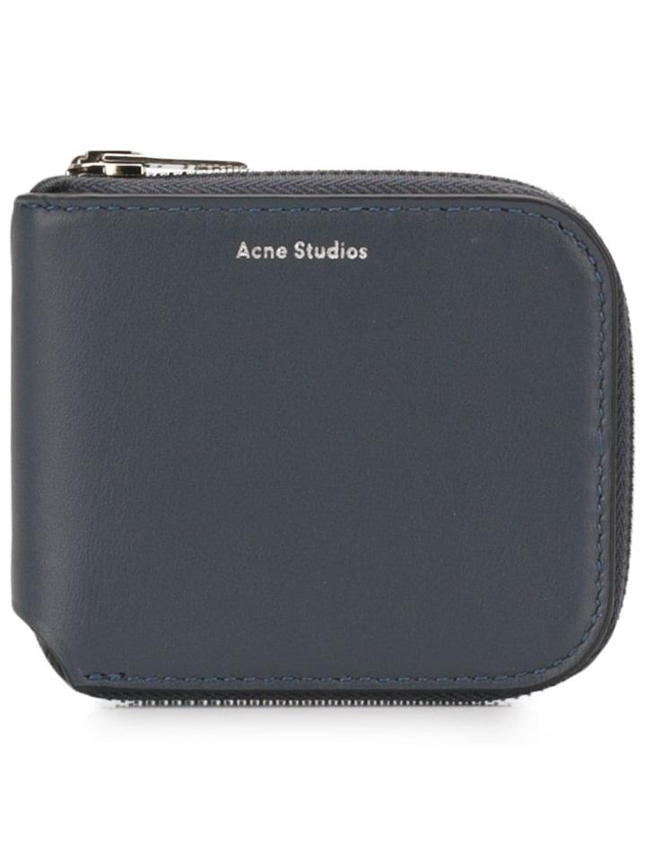 Acne Studios Kei S Compact Wallet - Blue