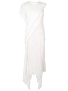 Jason Wu Collection Draped Asymmetric Dress - White
