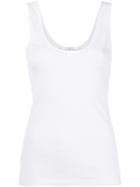Givenchy Classic Ribbed Vest, Women's, Size: 40, White, Modal/wool