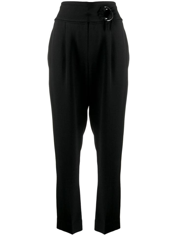 Brunello Cucinelli Belted Tailored Trousers - Black