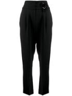 Brunello Cucinelli Belted Tailored Trousers - Black