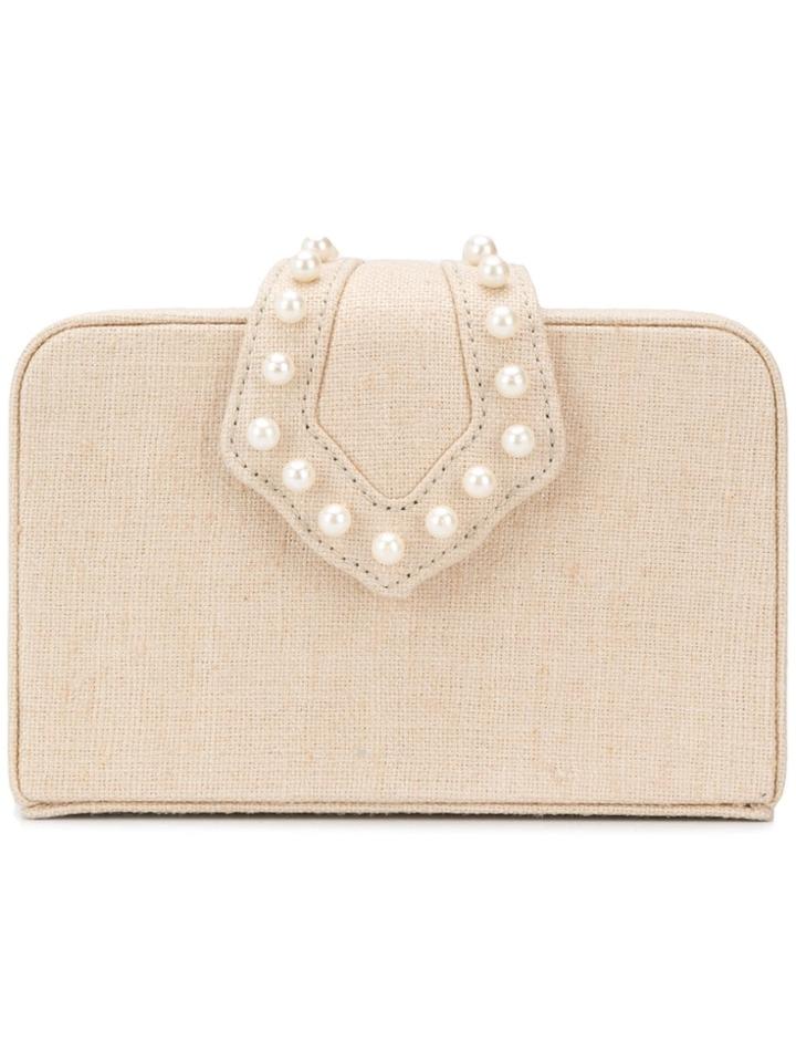 Mehry Mu Embellished Clutch - Neutrals