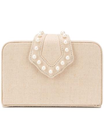 Mehry Mu Embellished Clutch - Neutrals