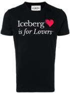 Iceberg Embroidered Logo T-shirt - Black