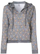 Moschino Teddy Bear Zipped Sweatshirt - Grey