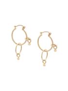 Wasson Charm Earrings - Metallic