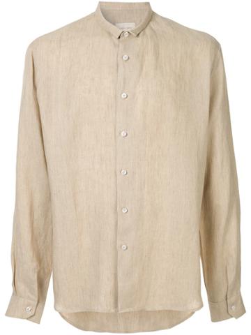 Sartorial Monk Oversized Shirt - Brown
