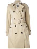 Burberry Belted Trench Coat, Women's, Size: 10, Nude/neutrals, Cotton/viscose