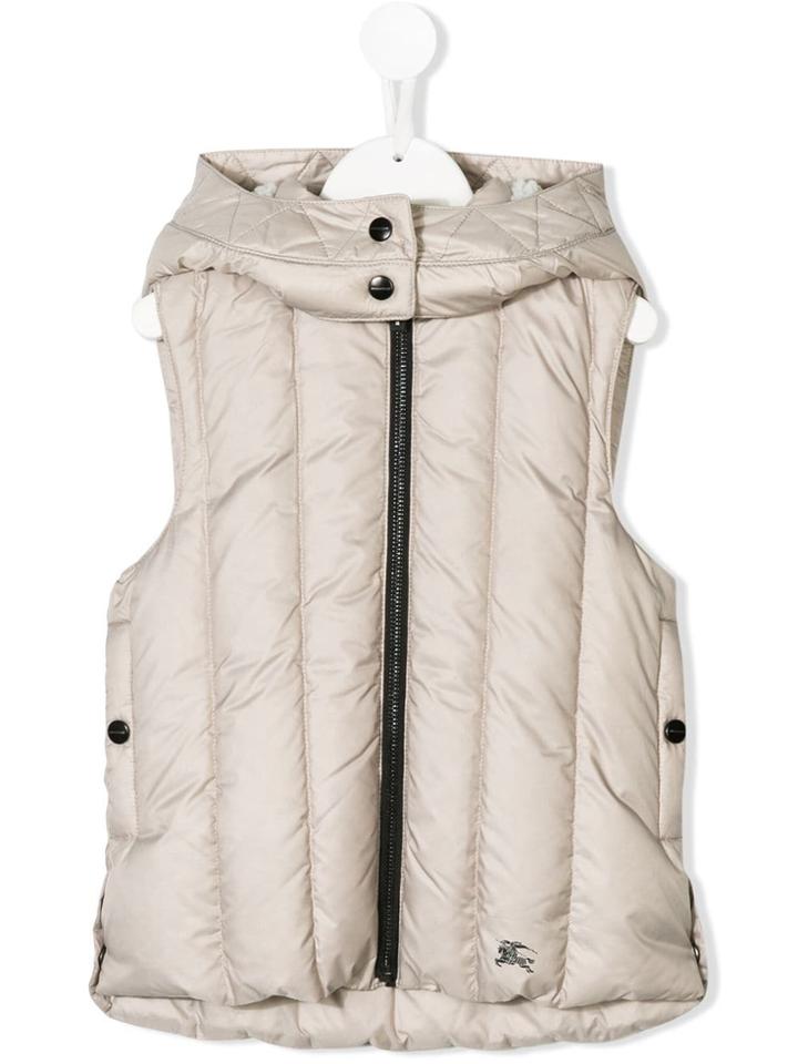 Burberry Kids Teen Padded Gilet - Grey