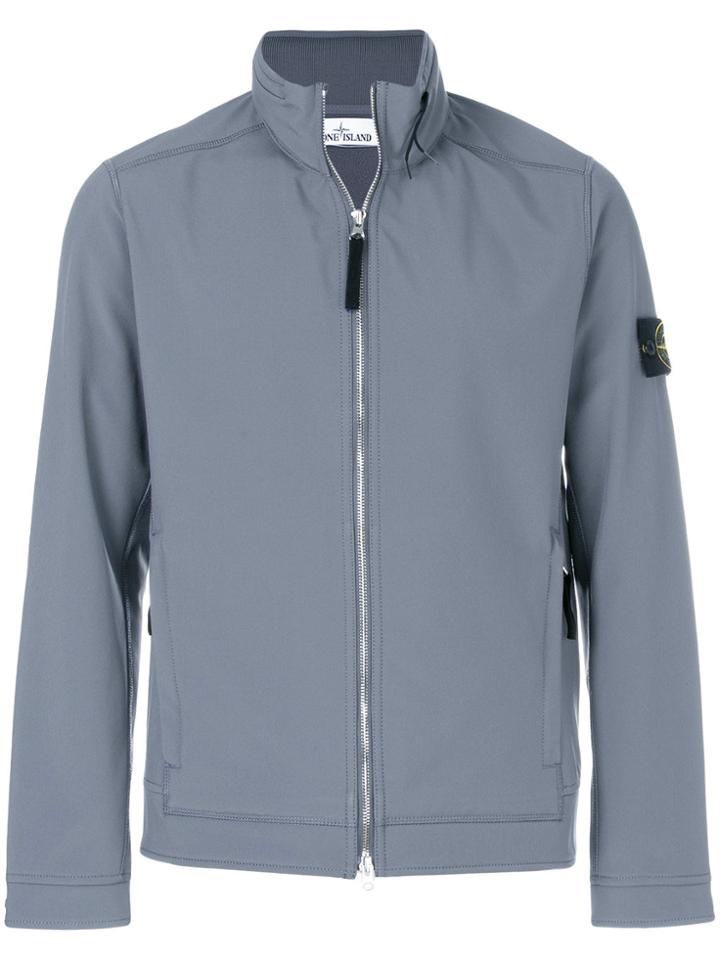 Stone Island High Neck Lightweight Jacket - Grey