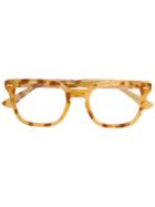 Gucci Eyewear Rectangle Frame Glasses - Brown