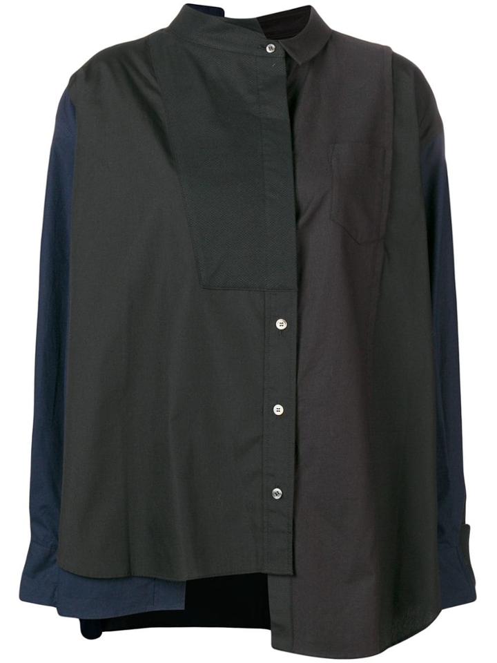 Sacai Sacai 1804143 1 Natural (vegetable)->cotton - Black