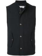 Gieves & Hawkes Zipped Gilet - Blue