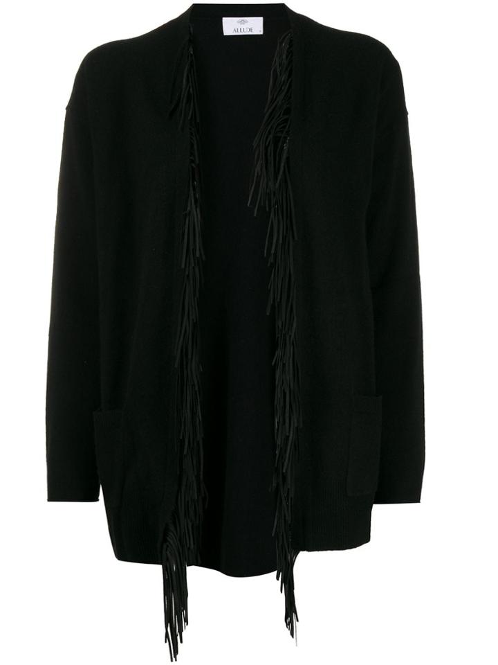 Allude Tassel Cardigan - Black