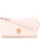 Alexander Mcqueen Amq Pouch With Strap - Nude & Neutrals
