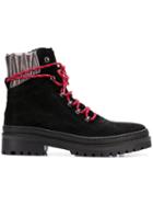 Tommy Hilfiger Lace-up Hiking Boots - Black