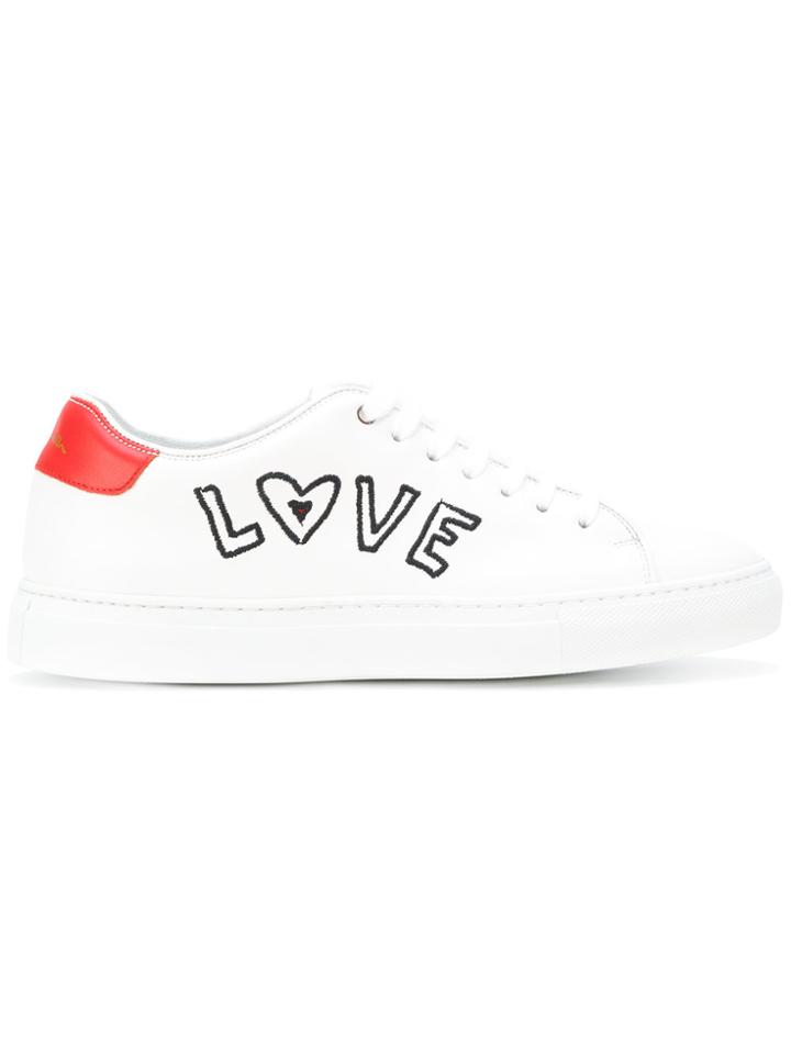 Paul Smith Love Lace-up Sneakers - White