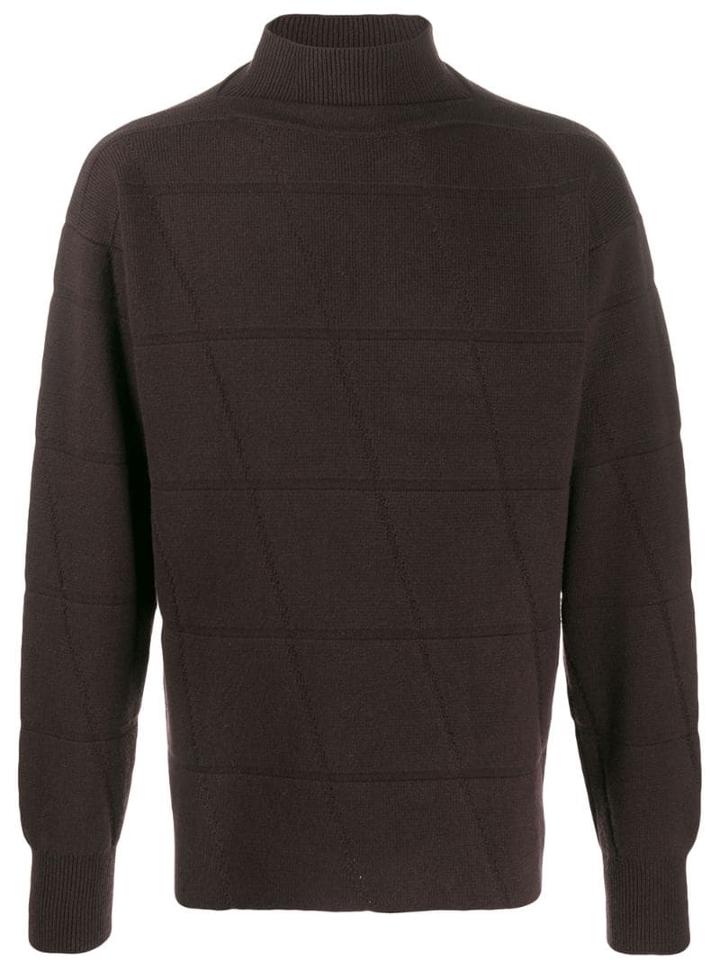 Ermenegildo Zegna Xxx Turtle Neck Jumper - Brown