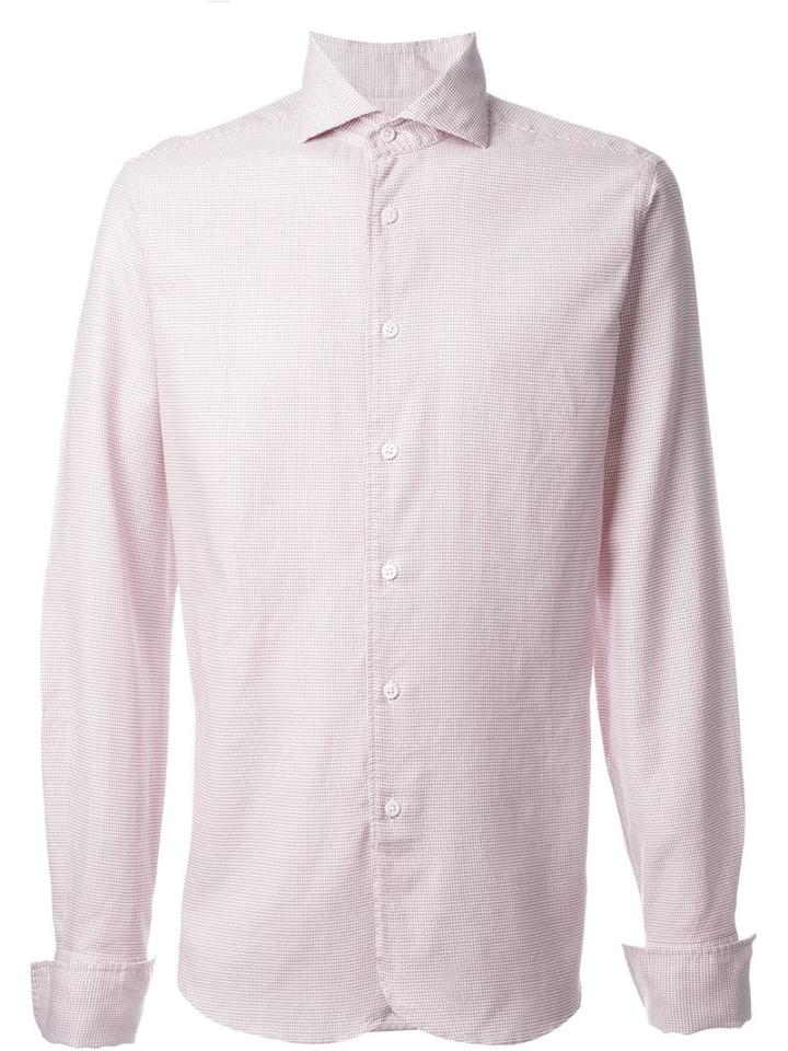 Al Duca D'aosta 1902 Micro Print Shirt