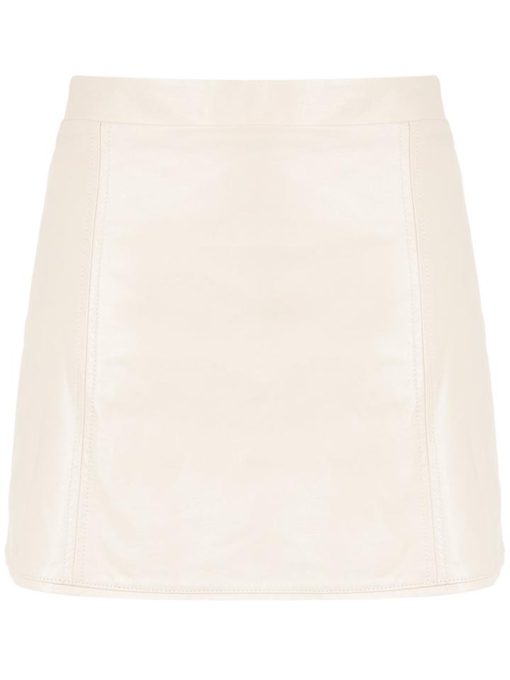 Andrea Bogosian Leather Skorts - Nude & Neutrals