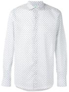 Finamore 1925 Napoli - Flower Print 'tokyo' Shirt - Men - Cotton - L, White, Cotton