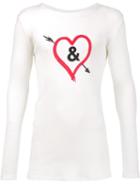 Judson Harmon 'ampersand Collab' T-shirt, Adult Unisex, Size: Large, White, Viscose/wool