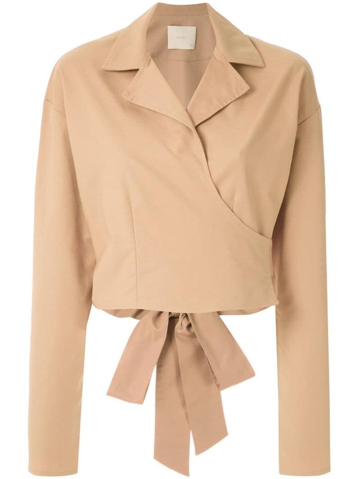 Framed Cashquere Shirt - Neutrals