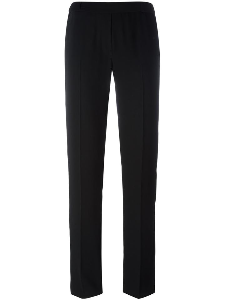 Mm6 Maison Margiela Classic Tailored Trousers, Women's, Size: 44, Black, Polyester/viscose