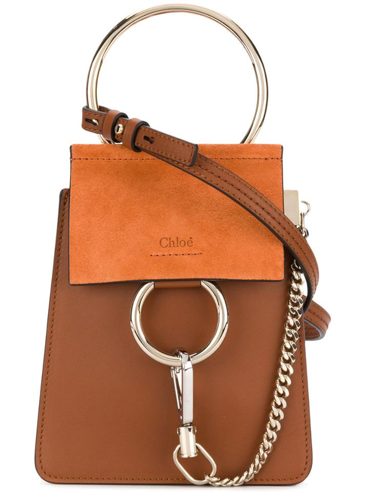 Chloé Small Faye Bracelet Bag - Brown