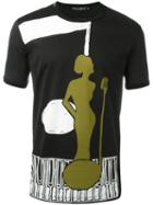 Dolce & Gabbana Jazz Singer Print T-shirt, Men's, Size: 50, Black, Cotton