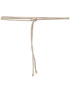 Lorena Antoniazzi Knot Tie Double Belt - Neutrals