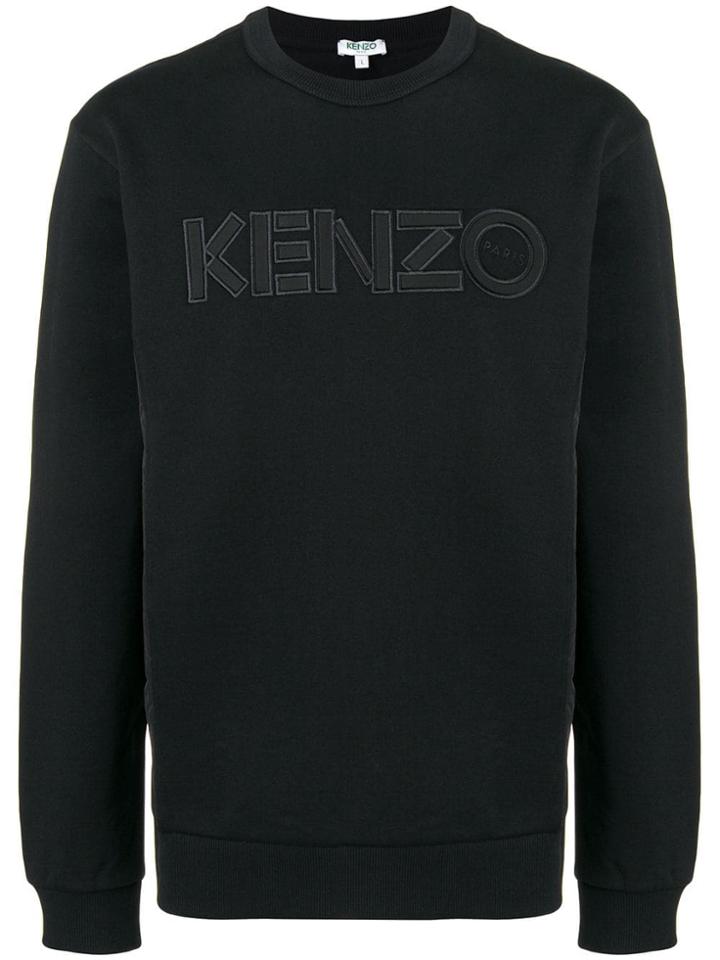 Kenzo Logo Patch Sweatshirt - Black
