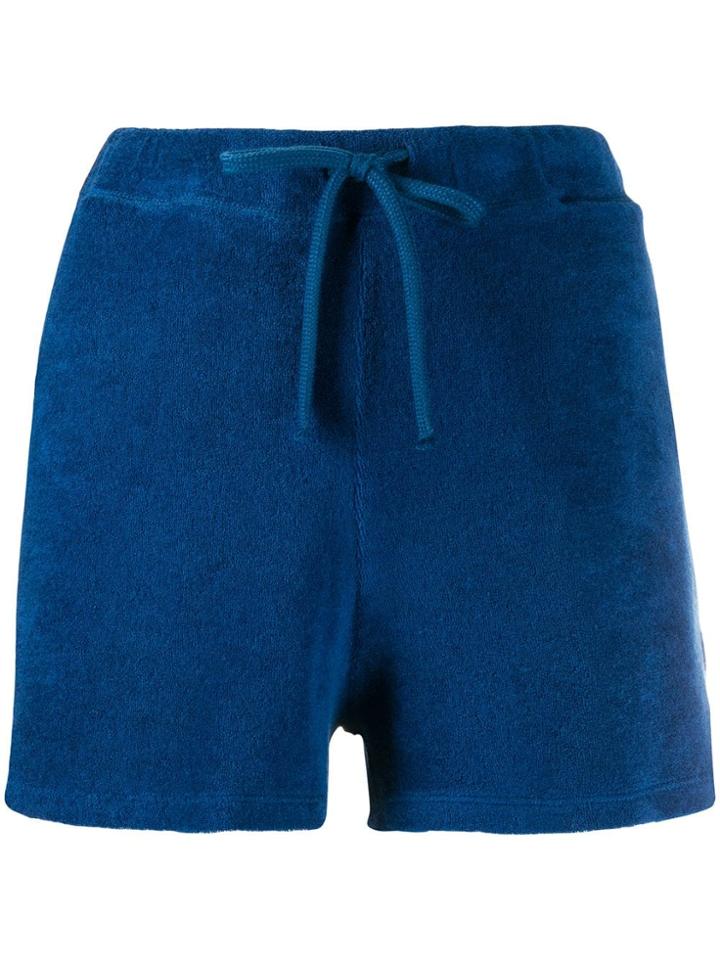 Majestic Filatures Towelling Shorts - Blue
