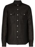 Rick Owens Button-down Shirt Jacket - Black