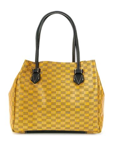 Moreau Geometric Tote Bag - Yellow