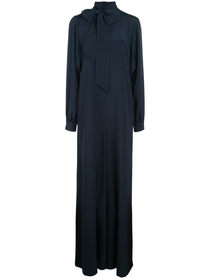 Adam Lippes Tie Neck Jumpsuit - Blue