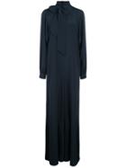 Adam Lippes Tie Neck Jumpsuit - Blue
