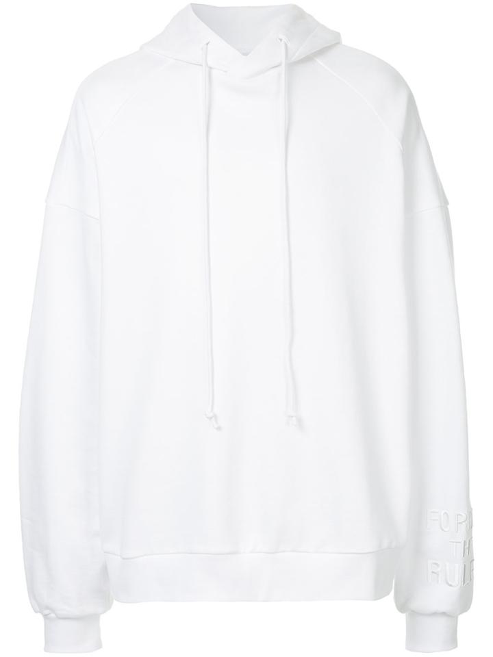 Juun.j Forget The Rules Hoodie - White
