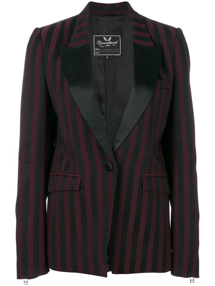 Unconditional Perfect Striped Jacket - Black