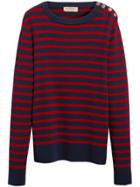 Burberry Striped Sweater - Red