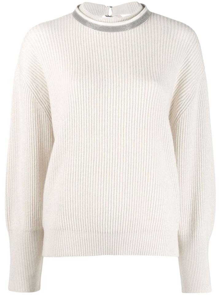 Brunello Cucinelli Ribbed Jumper - Neutrals